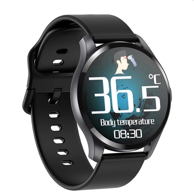 Smartwatch Bluetooth cu termometru, nivel oxigen, nivel imunitate, tensiune, 15 functii, iOS/Android, LCD tactil 1.28" - imagine 25